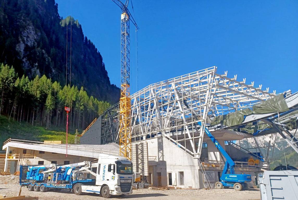 VENPA ON-SITE: LA COSTRUZIONE DELLA NUOVA FUNIVIA CAMPITELLO-COL RODELLA